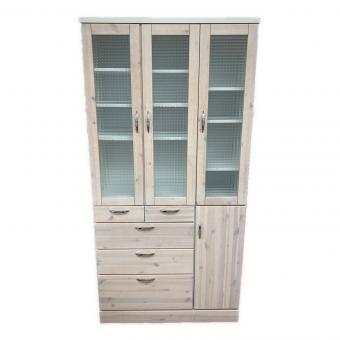 中村敬木工 (ナカムラタカシモッコウ) 食器棚 8 アイボリー 90マルチ バニラ