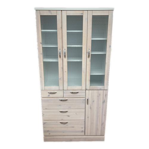 中村敬木工 (ナカムラタカシモッコウ) 食器棚 8 アイボリー 90マルチ バニラ