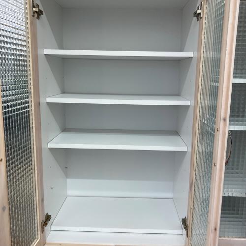 中村敬木工 (ナカムラタカシモッコウ) 食器棚 8 アイボリー 90マルチ バニラ