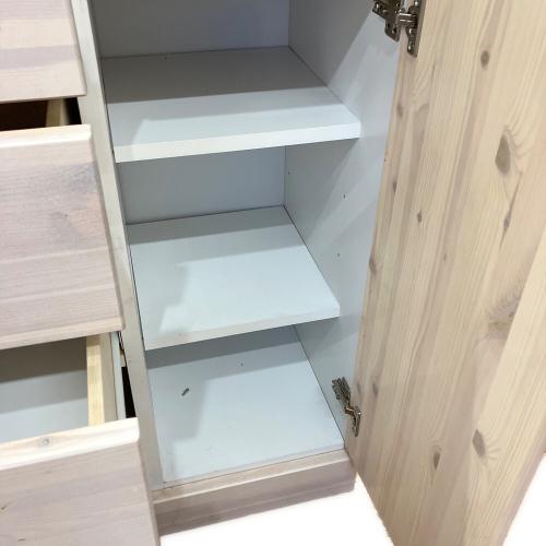 中村敬木工 (ナカムラタカシモッコウ) 食器棚 8 アイボリー 90マルチ バニラ