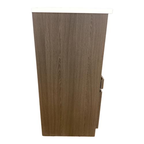 サンコウ キッチンカウンター ブラウン シータイム90