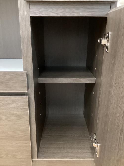 サンコウ キッチンカウンター ブラウン シータイム90