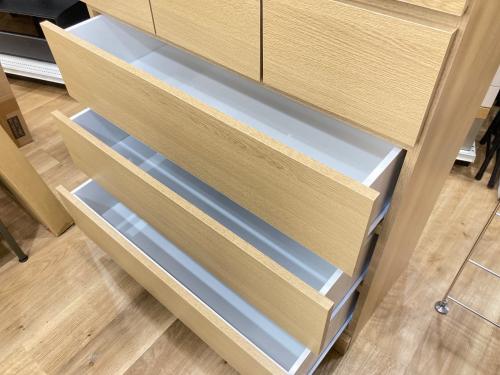 サンコウ 6段チェスト ナチュラル ジャンタル 90-6 NA