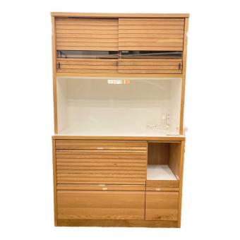 河口家具 (カワグチカグ) レンジボード ナチュラル×ホワイト