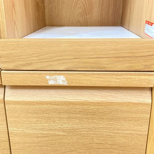 河口家具 (カワグチカグ) レンジボード ナチュラル×ホワイト