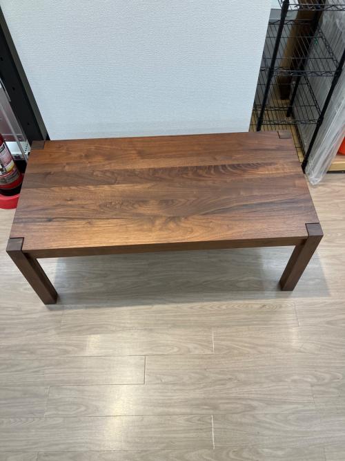 センターテーブル ブラウン　極