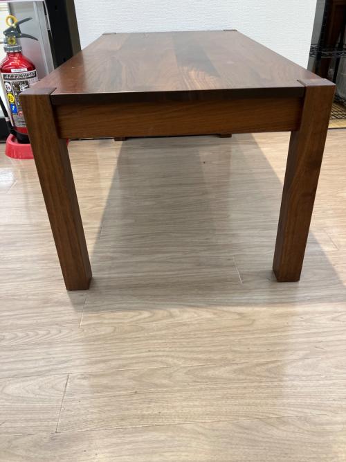 センターテーブル ブラウン　極