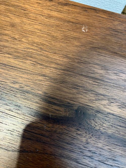 センターテーブル ブラウン　極