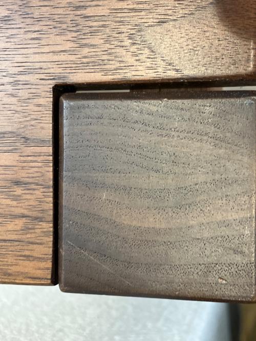 センターテーブル ブラウン　極