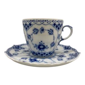 ROYAL COPENHAGEN (ロイヤル・コペンハーゲン) カップ&ソーサー ブルーフルーテッド・フルレース
