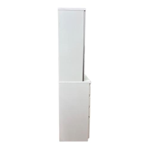 ニトリ 2枚扉 食器棚 80DB WH ホワイト