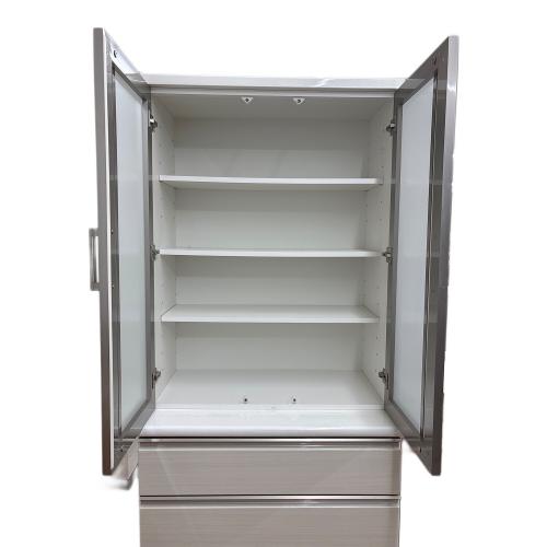 ニトリ 2枚扉 食器棚 80DB WH ホワイト