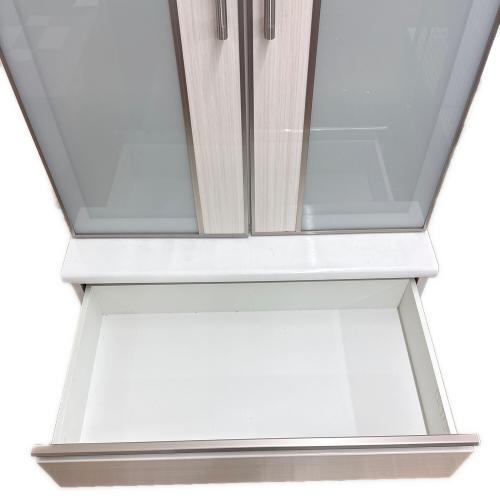 ニトリ 2枚扉 食器棚 80DB WH ホワイト