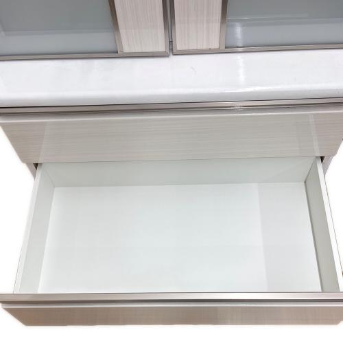 ニトリ 2枚扉 食器棚 80DB WH ホワイト