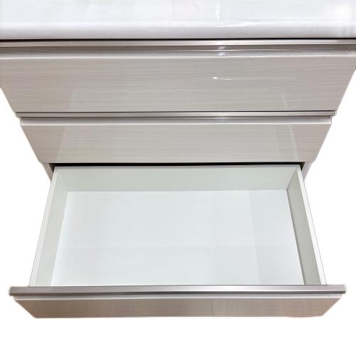 ニトリ 2枚扉 食器棚 80DB WH ホワイト