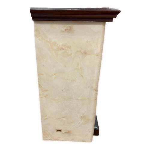 暖炉型コンソールテーブル グレー