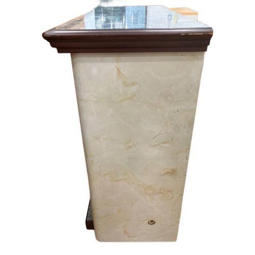 暖炉型コンソールテーブル グレー