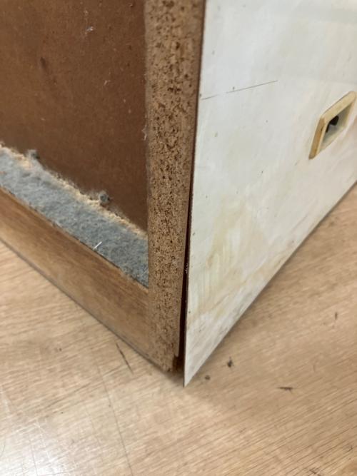 暖炉型コンソールテーブル グレー