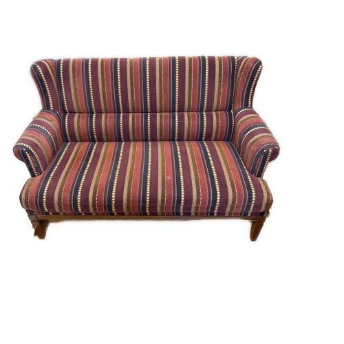 CONDE HOUSE (カンディハウス) 2人掛けソファー ブラウン×レッド