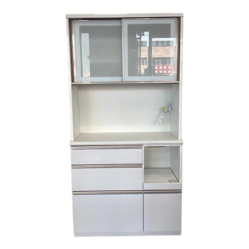 ニトリ キッチンボード 100KBWH ホワイト アルミナ2