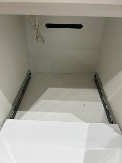 ニトリ キッチンカウンター 1枚扉 ホワイト Nポスティア90 WH