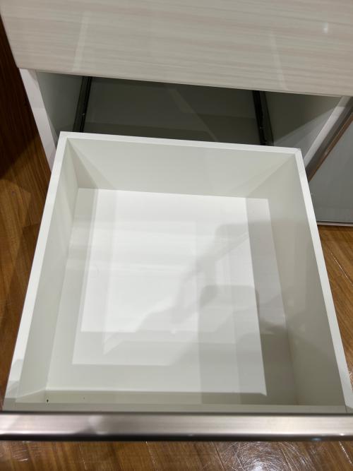 ニトリ キッチンカウンター 1枚扉 ホワイト Nポスティア90 WH
