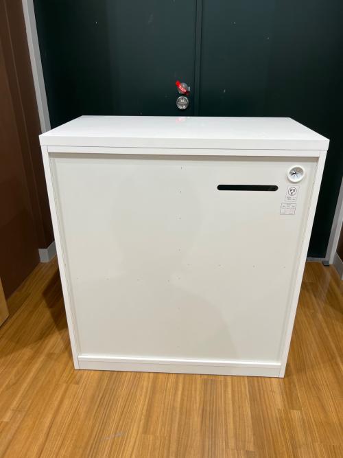 ニトリ キッチンカウンター 1枚扉 ホワイト Nポスティア90 WH