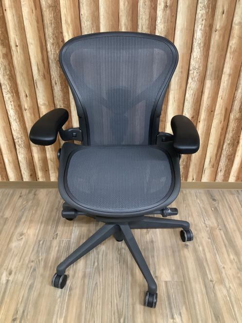 Herman Miller (ハーマンミラー) アーロンチェア リマスタードモデル ポスチャーフィットフル装備 Aサイズ グレー