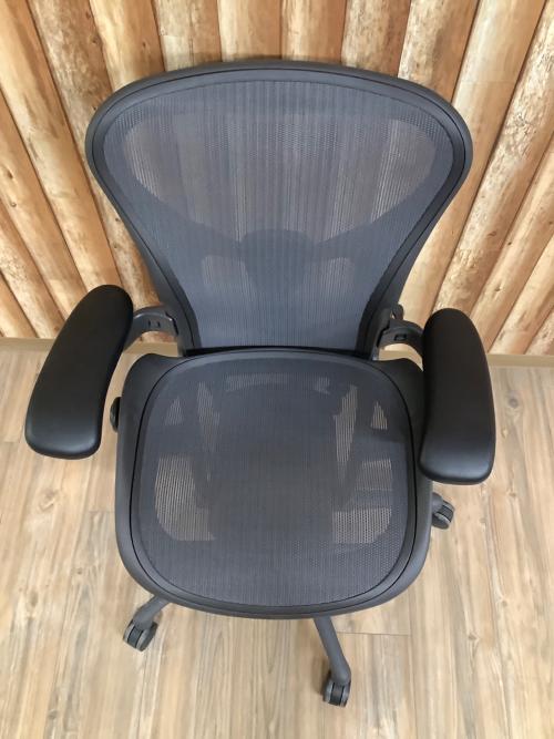 Herman Miller (ハーマンミラー) アーロンチェア リマスタードモデル ポスチャーフィットフル装備 Aサイズ グレー