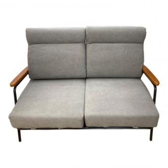 2人掛けソファー ブラウン×グレー anthem