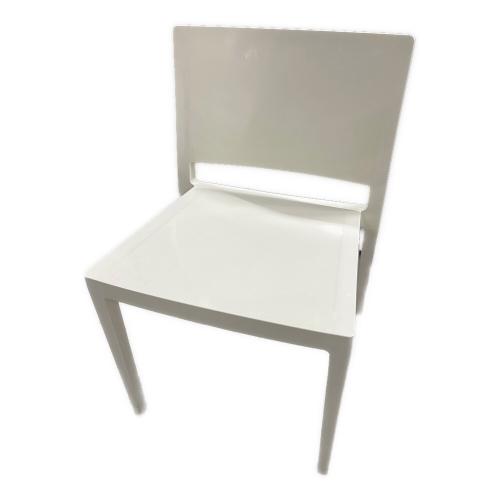 Kartell (カルテル) アームレスチェアー ホワイト LIZZ MAT