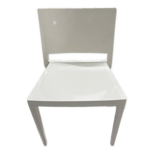 Kartell (カルテル) アームレスチェアー ホワイト LIZZ MAT