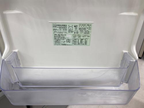 SHARP (シャープ) 3ドア冷蔵庫 SJ-W352E-S 2019年製 内装変色、庫内汚れ、扉へこみ(微細) 350L