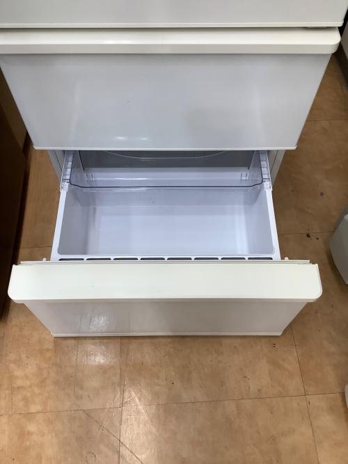 AQUA (アクア) 3ドア冷蔵庫 AQR-27H(W) 2019年製 外装変色あり、パッキン汚れあり 272L