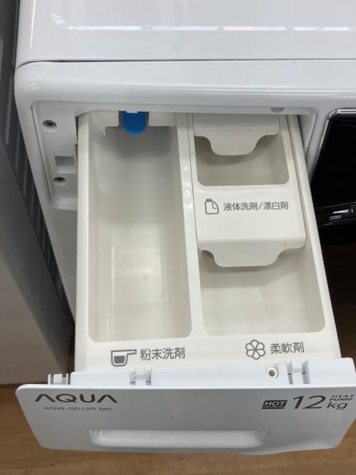 AQUA (アクア) まっ直ぐドラム ドラム式洗濯乾燥機 AQW-SD12R-L 2025年製