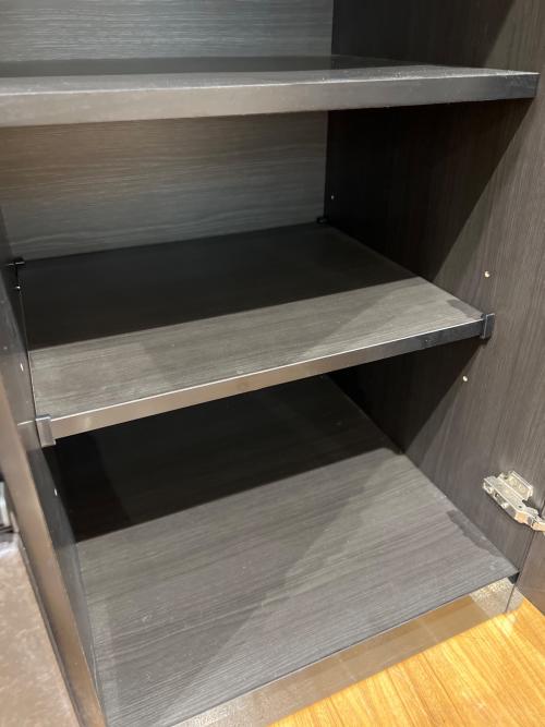 ニトリ キッチンカウンター ブラック