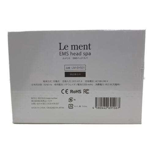 LE ment (ルメント) EMSヘッドスパ LM-EHS01