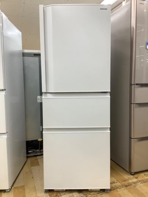 TOSHIBA (トウシバ) 3ドア冷蔵庫 GR-U33SC(WU) 2022年製 自動製氷機有 326L