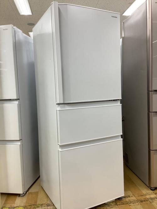 TOSHIBA (トウシバ) 3ドア冷蔵庫 GR-U33SC(WU) 2022年製 自動製氷機有 326L