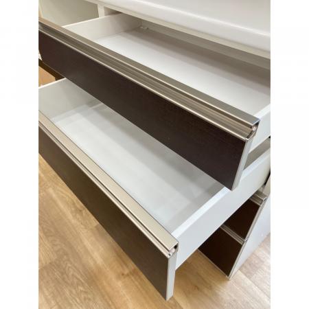 丸仙工業 (マルセンコウギョウ) レンジボード ホワイト×ブラウン