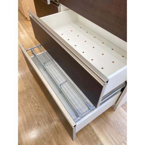 丸仙工業 (マルセンコウギョウ) レンジボード ホワイト×ブラウン
