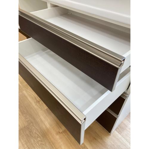 丸仙工業 (マルセンコウギョウ) レンジボード ホワイト×ブラウン