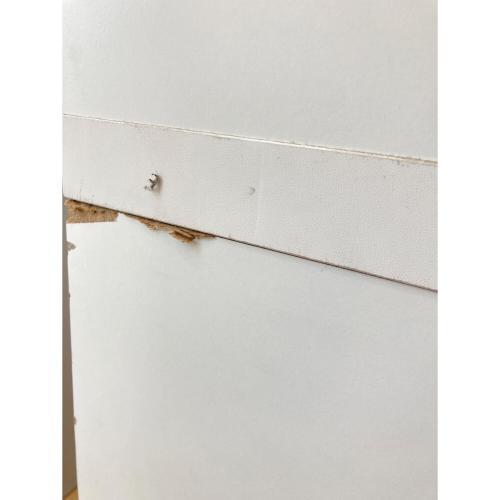 丸仙工業 (マルセンコウギョウ) レンジボード ホワイト×ブラウン