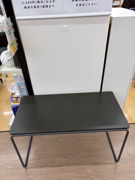 無印良品 (ムジルシリョウヒン) スチールパイプデスク ダークグレー