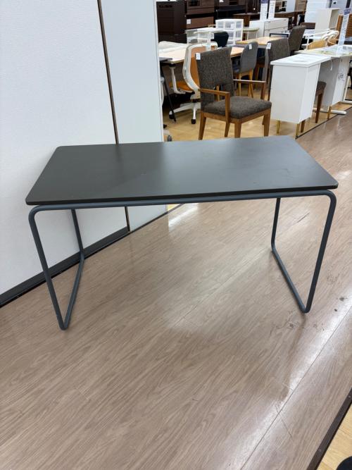 無印良品 (ムジルシリョウヒン) スチールパイプデスク ダークグレー