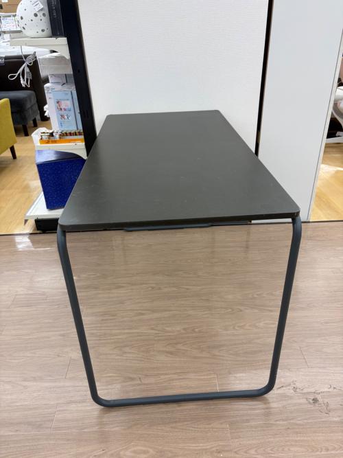 無印良品 (ムジルシリョウヒン) スチールパイプデスク ダークグレー
