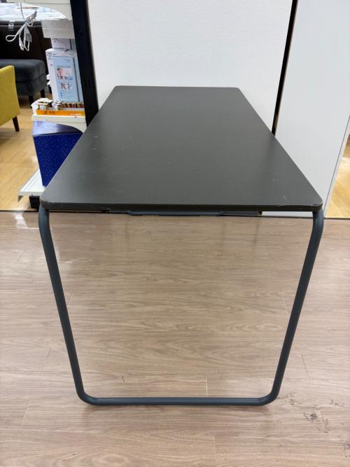無印良品 (ムジルシリョウヒン) スチールパイプデスク ダークグレー
