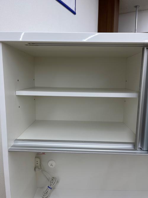 松田家具 (マツダカグ) レンジボード モイス加工 ソフトクローズ ホワイト
