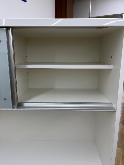 松田家具 (マツダカグ) レンジボード モイス加工 ソフトクローズ ホワイト