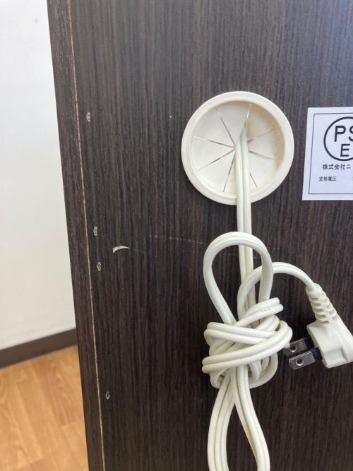 ニトリ キッチンカウンター ブラック×ホワイト